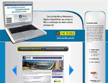 Tablet Screenshot of escribaweb.com.br